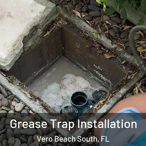  Grease Trap Installation Vero Beach South, FL